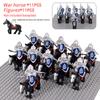 MOC Medieval Rohan Knights Soldiers Guard Army Lotr Cavalier Action Figures Mini Bricks Building Blocks DIY Toys for Kid Gifts