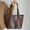 Vintage Large Capacity Tote Bags Retro Vegan Shoulder Bag Women's Casual Handbag and Purse For Commute