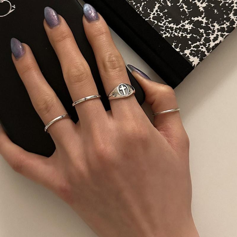 mosxe [925silver] Jesus ring