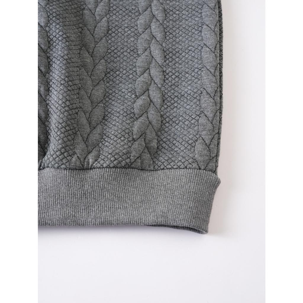 Autumn and Winter Collar, Pullover, Half Open Collar, Zipper Hoodie, Jacquard, Casual Sports, Men's, Knitted Sweater
