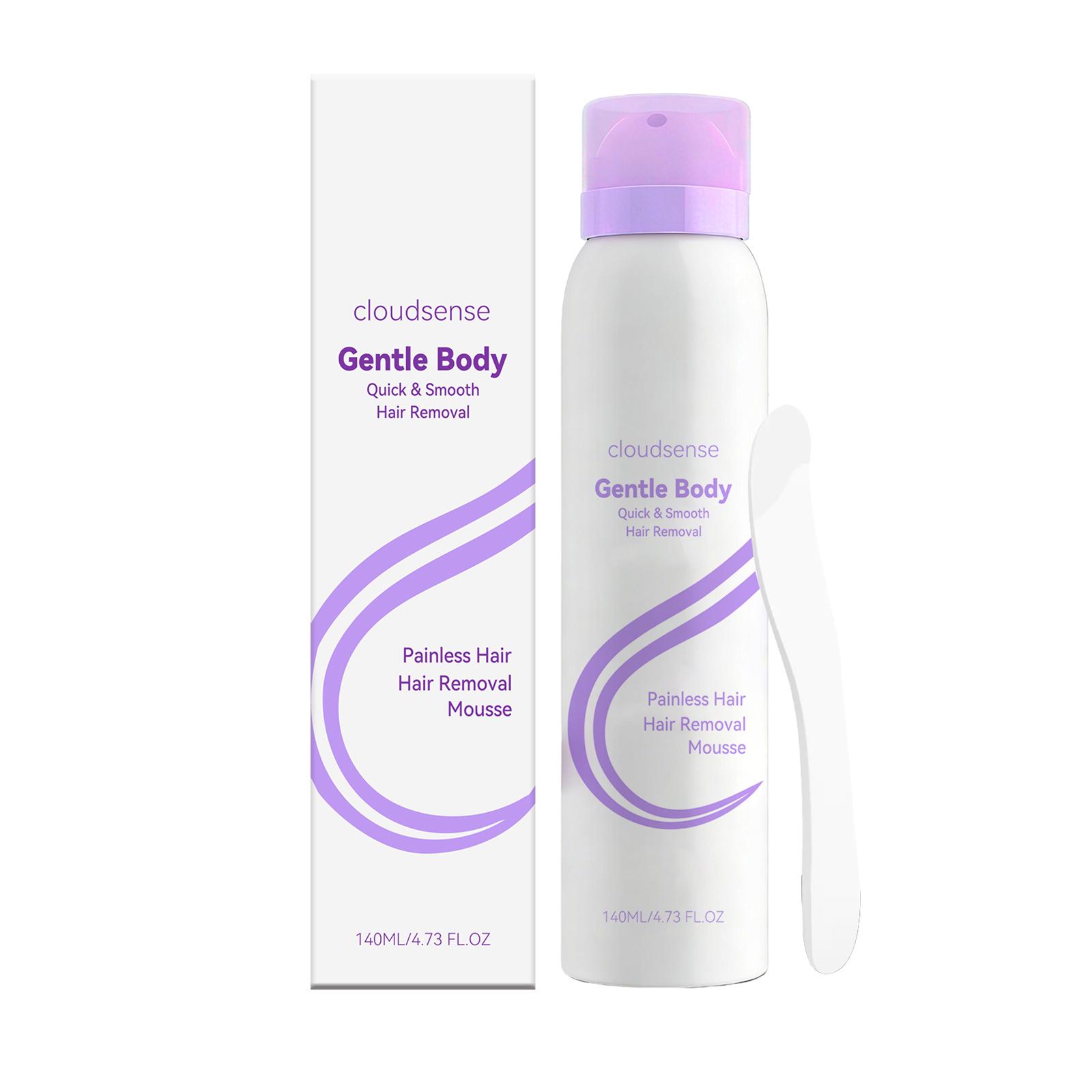 

Gentle Body Hair Removal Spray For Underarm, Private Part, Pubic Area Bikini Area, VE Infused Material Soothes Protects Repairs Skin140ml One Size розовый