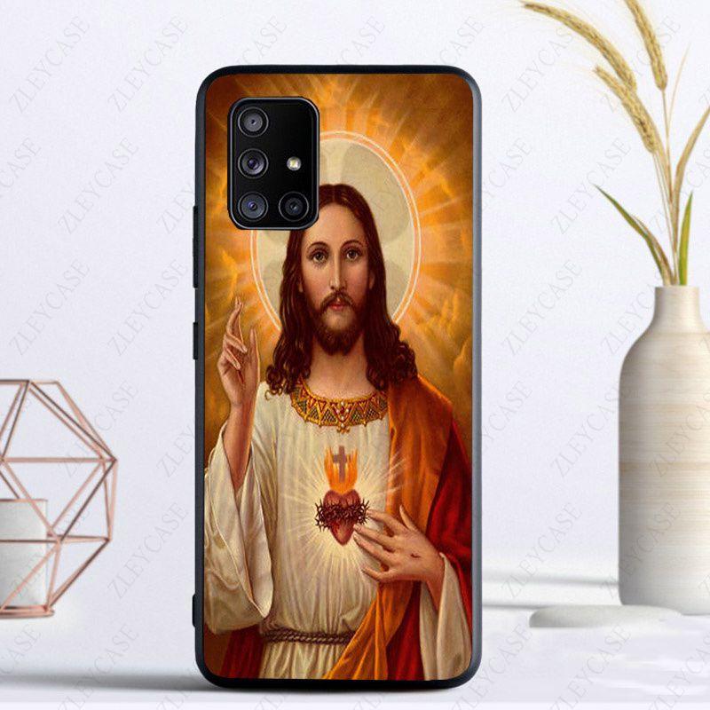 

Ісус Христос, Бог благословить вас, чохол для телефону Samsung Galaxy A12 A13 A32 A52S A21S A42 A01 A50 A51 A20E A11 A30s A71 A20S A70 чохли Galaxy A20E