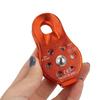 26KN Aluminium Alloy Heavy Duty Single Swivel Rope Pulley Block for 12mm Rope Climbing