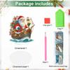 2D Flat Print Xmas DIY Diamond Painting Tabletop Ornaments Kit 5D DIY Diamond Art Tabletop Decorations Bedroom Table Decoration
