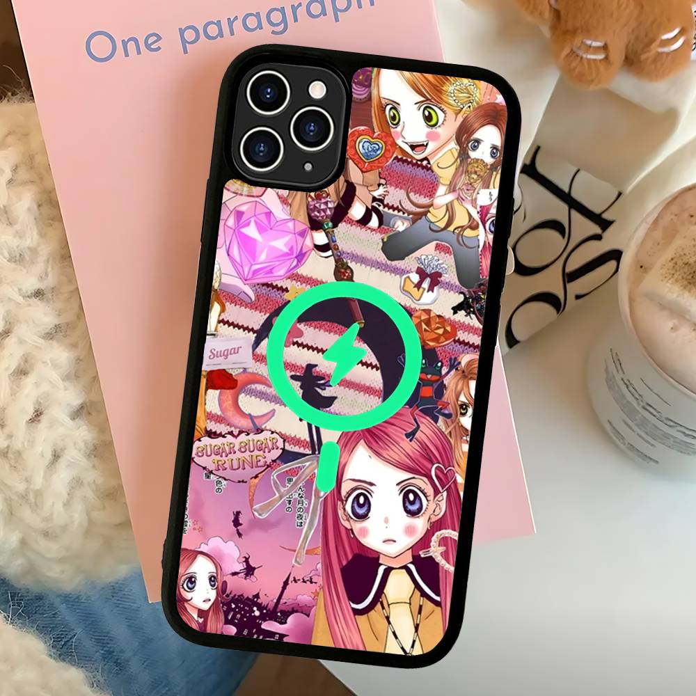 Anime Sugar Sugar Rune For Magnetic Phone Case For IPhone 17 16 15 14 13 12 11 Plus Pro Max PC+TPU Cover