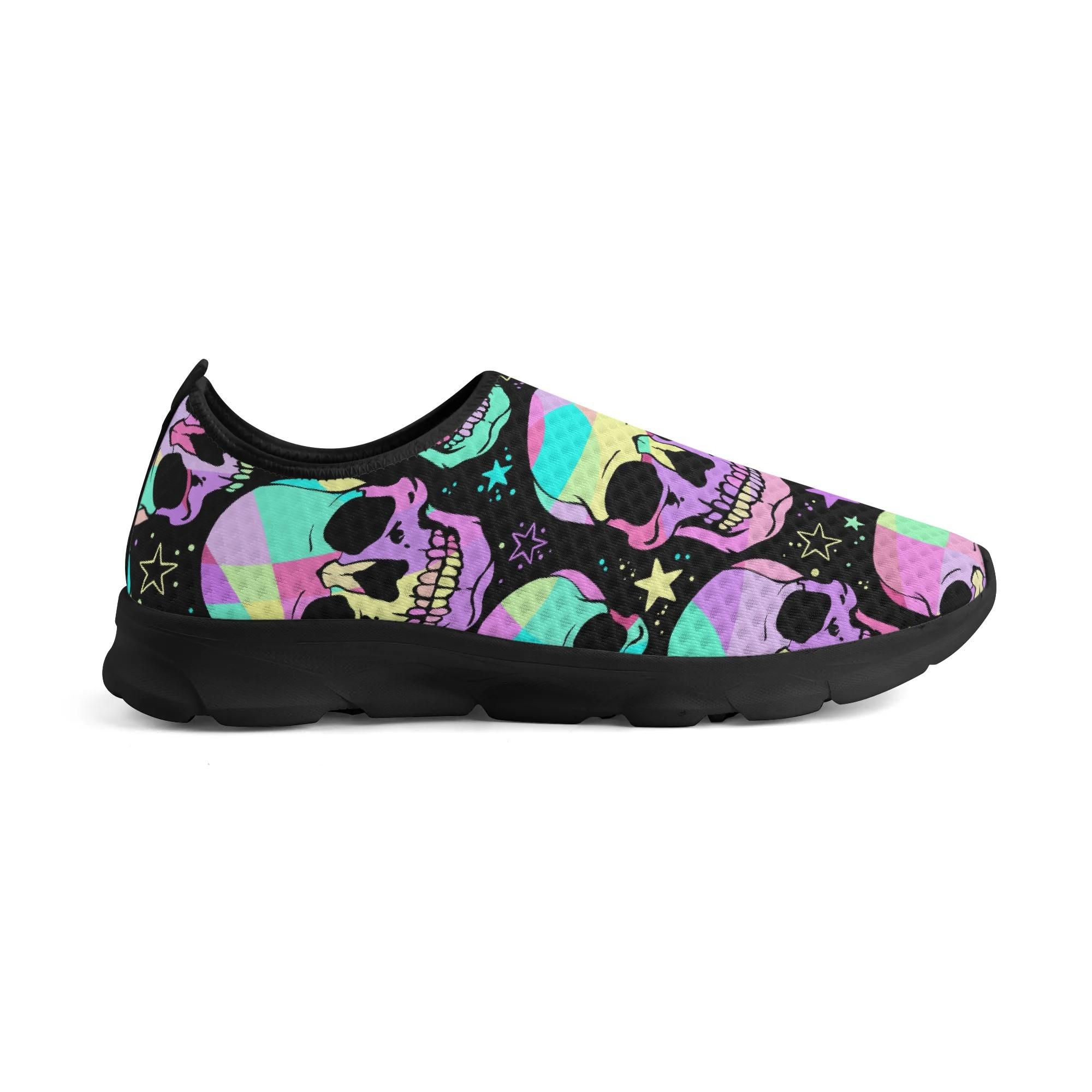 

Breathable Gym Running Shoes EU 36-48, Non Slip Mesh Sneakers, Lightweight Training Shoes for Men Women 48