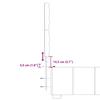 Box Spring Bed with Mattress Blue 90 x 200 cm Fabric