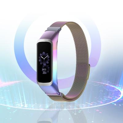 Watch Band Skin-friendly 12mm Metal Wristband Stainless Steel Strap Replacement for Samsung Galaxy