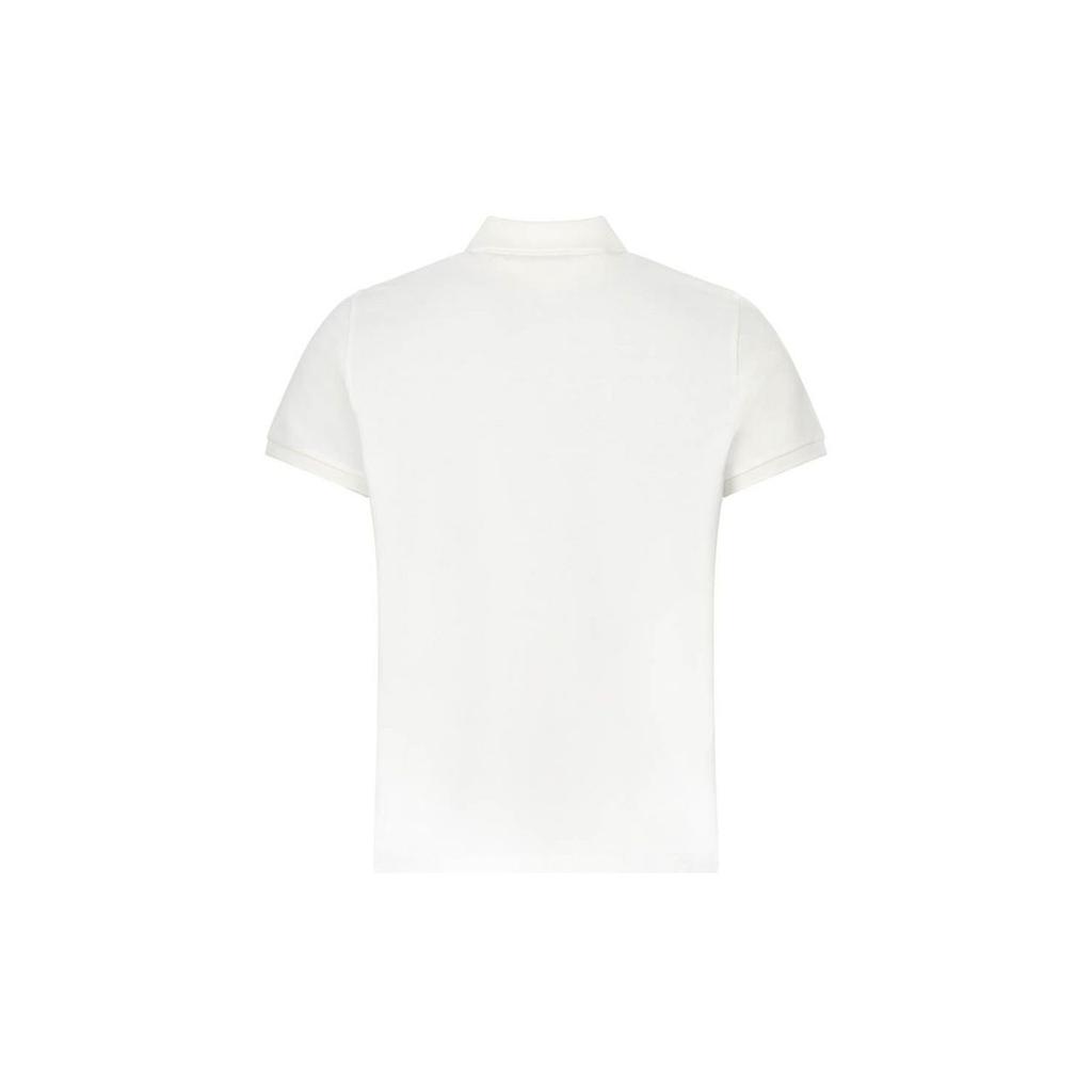 Moncler Logo Casual Short Sleeve Polo Shirt Men tops White 8A7110084556004