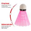 1Pcs Pink Imitation Nylon Ball Durable Badminton Outdoor Plastic Nylon Practice Game Training Use