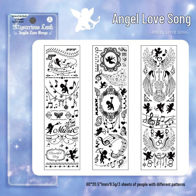 Mysterious Realm Retro PET Sticker Pack for Kids Journals - Cute DIY Decoration