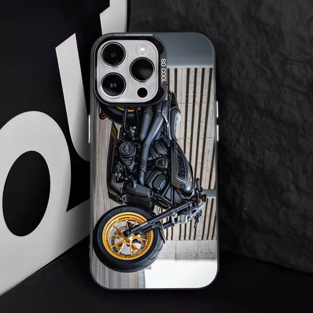 Sportster S   Phone Case For iPhone 17,16,15,14,13,12,11 Plus,Pro Max,XS,Colored Silver Plated Inside Cover