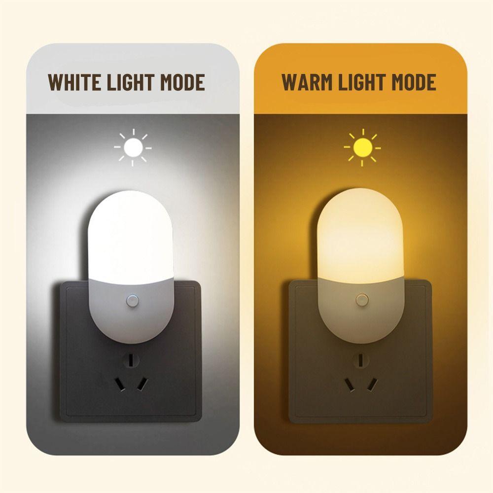 Mini Bedroom Light Socket Plug In Energy Saving Hallway Socket Lamp Kids Light Led Night Light