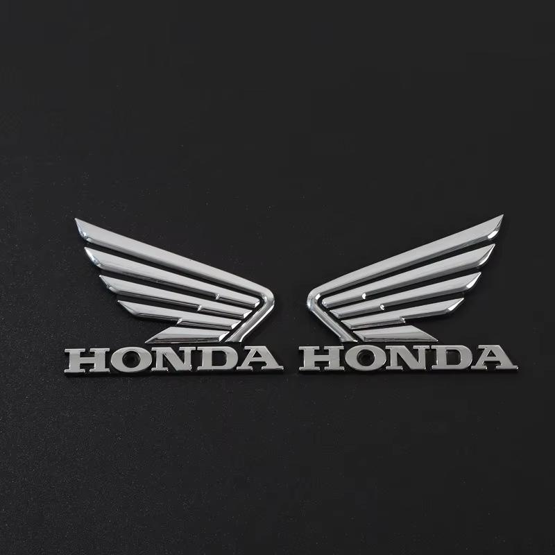 

Suitable for Honda Emblem Motorcycle Modified Fuel Tank Stickers Waterproof 3D ABS Badge HONDA Wings Logo Body Decoration Decals