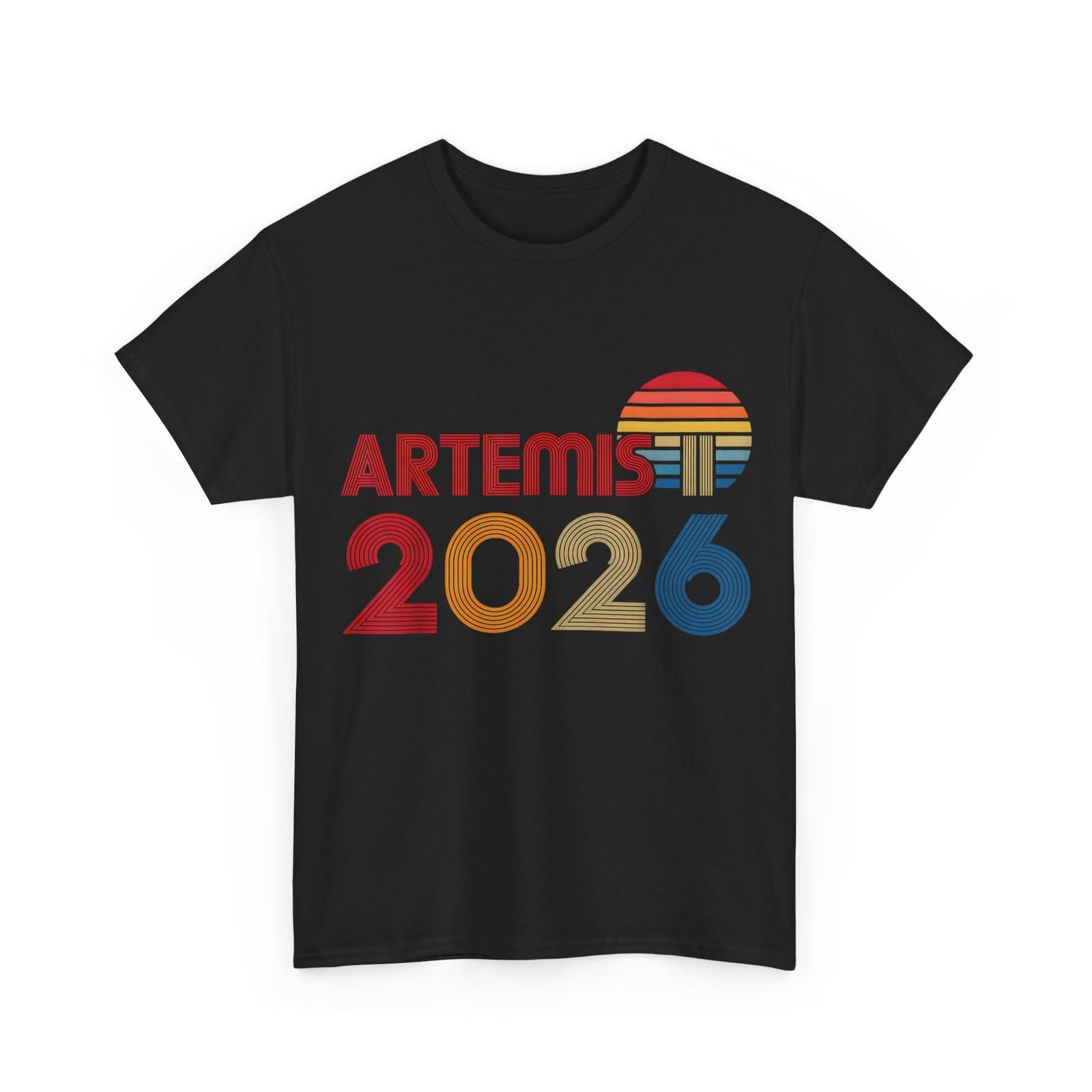 Artemis II Launch to The Moon Space Mission Space Solar System T-Shirt S
