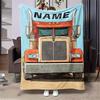 Custom Name Large Truck Fleece Blanket, Soft Blanket, Suitable for Sofa, Bed, Birthday, Children, Friends, Gift