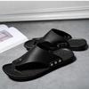 Fashion Summer Slippers Men Flip-Flops for Men Beach Slippers Brown Sandals Comfortable Shoes Non-Slip Bathroom Shoes Men Shoes