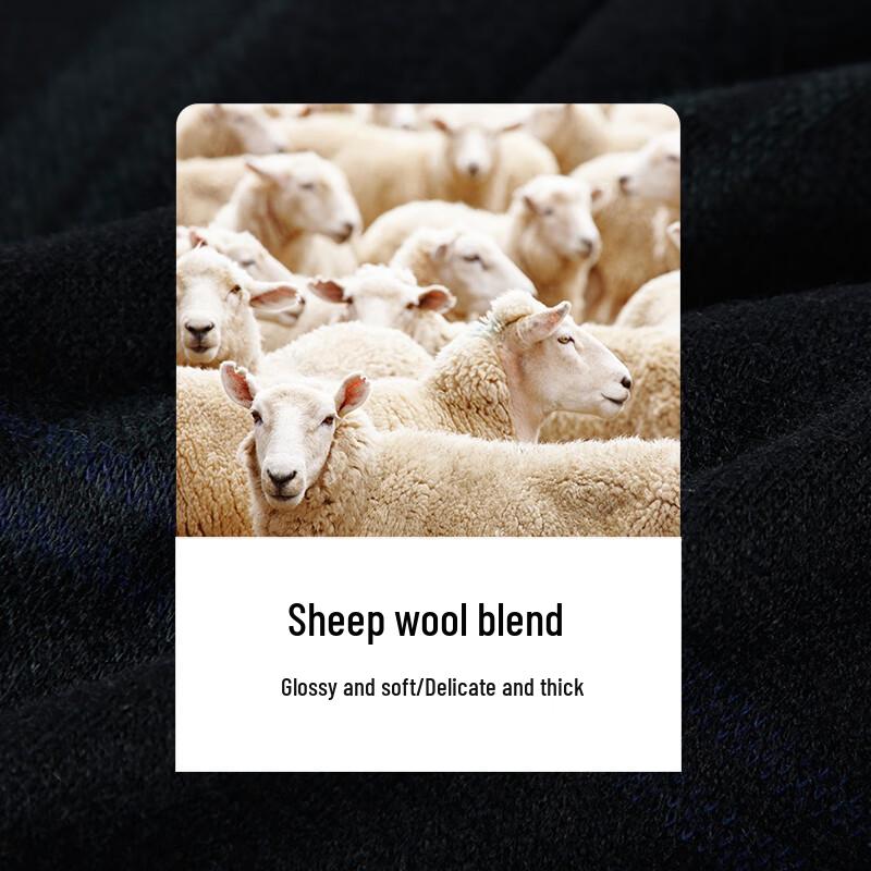 Talent Men's Mid-Length Wool Blend Overcoat