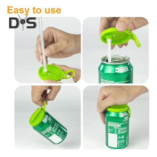 1/2/4 ks Víčka na plechovky od sodovky Silikonové kryty na brčka Bez BPA Opakovaně použitelné víko s těsným uzávěrem pro standardní plechovky od nápojů Pivní džus Seltzer