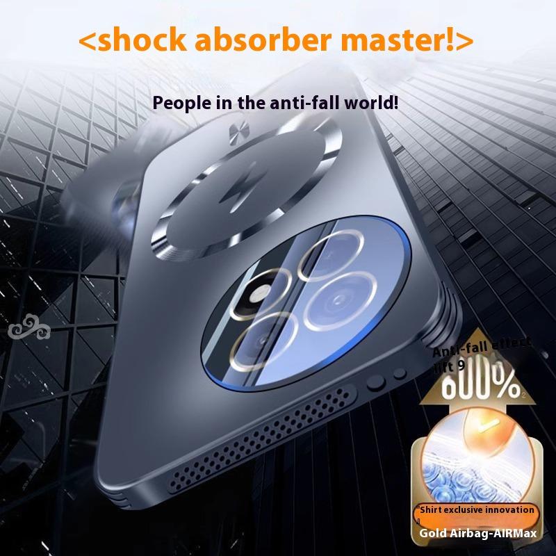 For OnePlus Ace 5 5G Case Compatible with MagSafe Matte PC+TPU Heat Dissipation Phone Cover