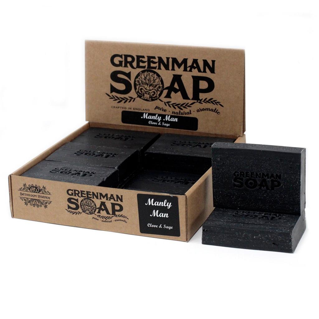 Handmade Charcoal Soap Bar - Clove and Sage 100g