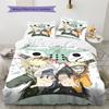 Cartoon Pattern Bedding Quilt Set Quilt Cover Pillowcase Home Decoration Birthday Gift (1 * duvet cover + 2 * pillowcase, without core)