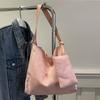 Solid Color Shoulder Bag Retro Winter Lazy Style Large Capacity Bag Crossbody