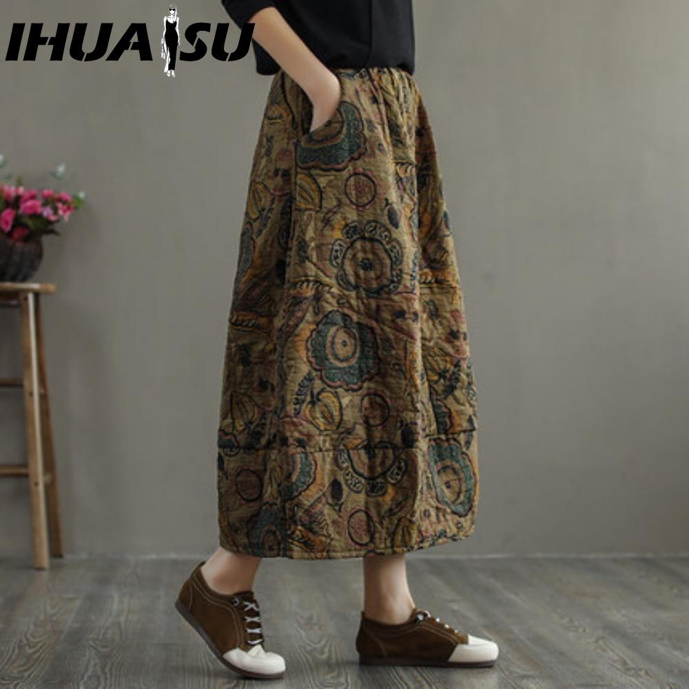 

IHUASU Женская Модная Повседневная Летняя Весенняя Юбка one size хаки