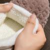 Double-Color Wheat Ear Warm Slippers with Non-Slip Thick Sole for Couples - Pink, Green, Gray