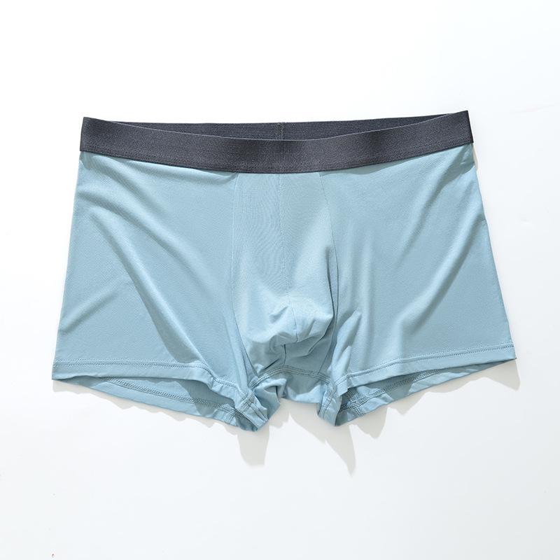New 60s Lan Jing Modal Mid-Waist Men s Antibacterial Breathable Boxer Briefs 2XL