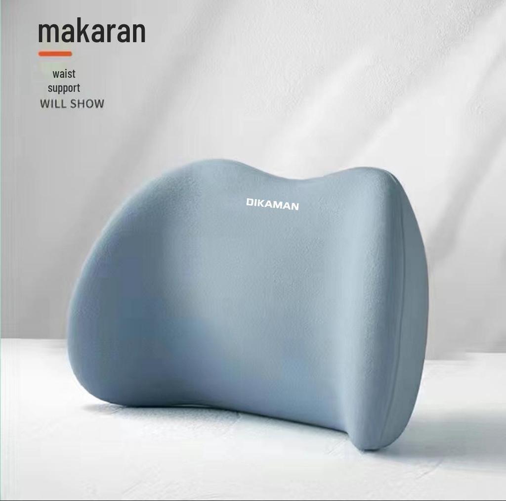 Car Headrest & Lumbar Support Memory Foam Pillow Set for Main Driver Seat