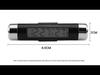 LED Backlit Car Air Vent Clip Thermometer and Clock Display
