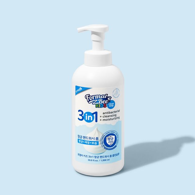 Formal Bee - Kids 3in1 Antibacterial Foaming Hand Wash Clean Soap 1000ml