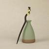 Vintage Black Wooden Flower Tassel Hair Stick for Women  New Chinese Style Hairpins Hair Chopsticks Hair Accessories Gift