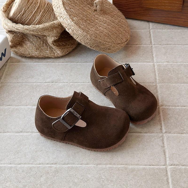 Kids Retro Birkenstock-Style Slip-On Shoes 2026 Neutral Tones Soft Sole Toddler Child Casual Loafers