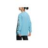 Adidas Neo Fleece-Lined Long Sleeve Crew Neck Sweatshirt Unisex Tops Vintage-Blue IA6847