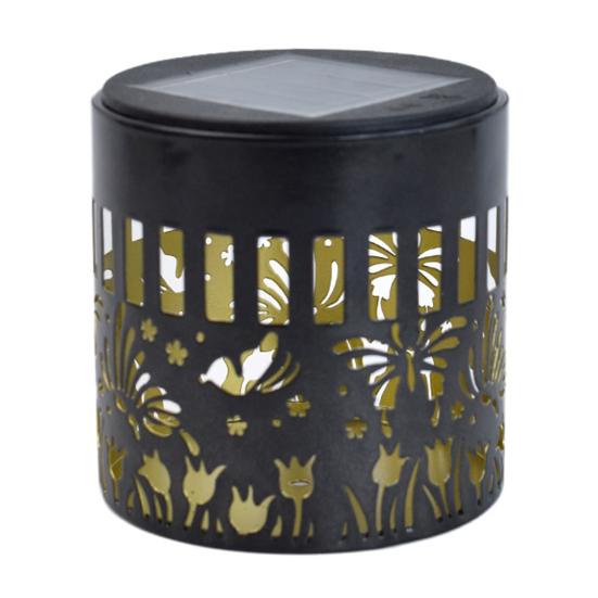 Solar Wall Light, Hummingbird Butterfly Projection Lantern, Waterproof Outdoor Garden Fence Lamp for Yard Patio Decor