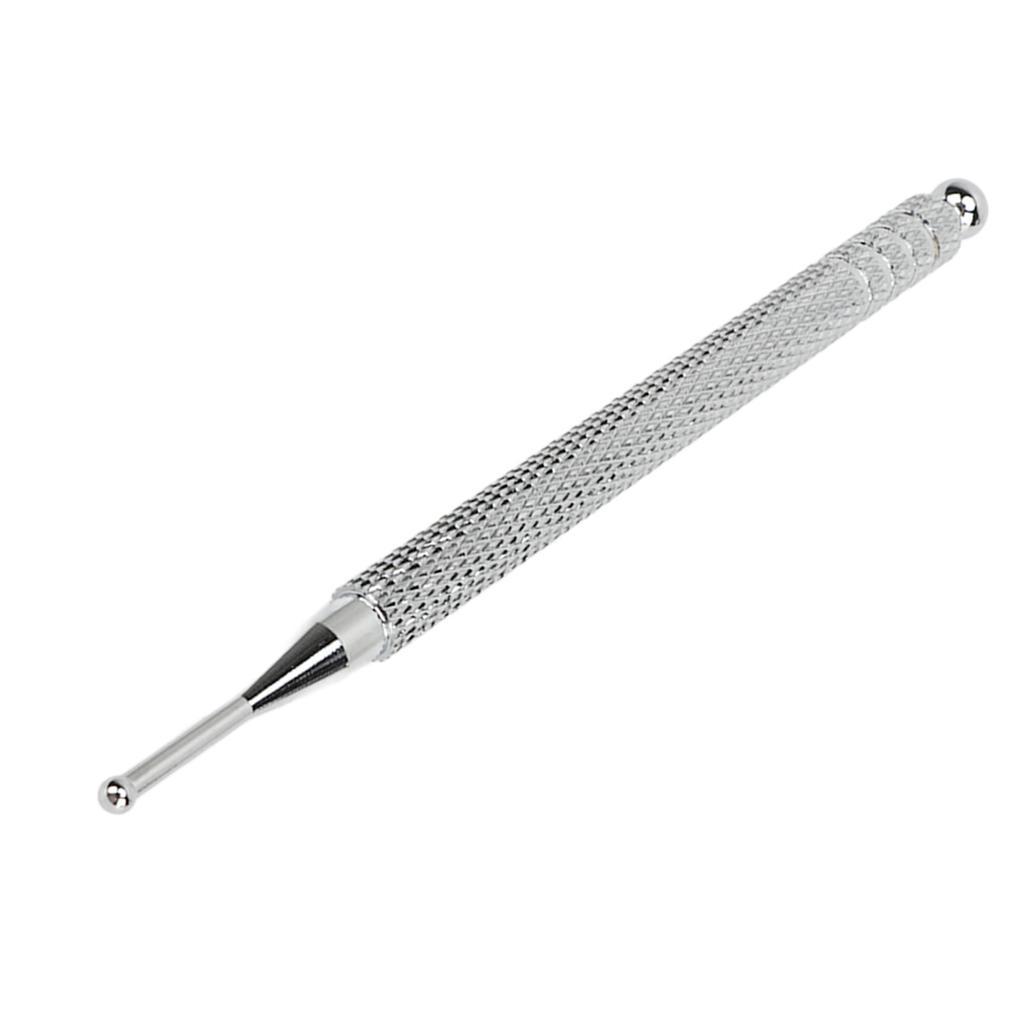 Copper Ear Acupuncture Pen Professional Ergonomic Ear Acupoint Reflexology Massage Tool Silver