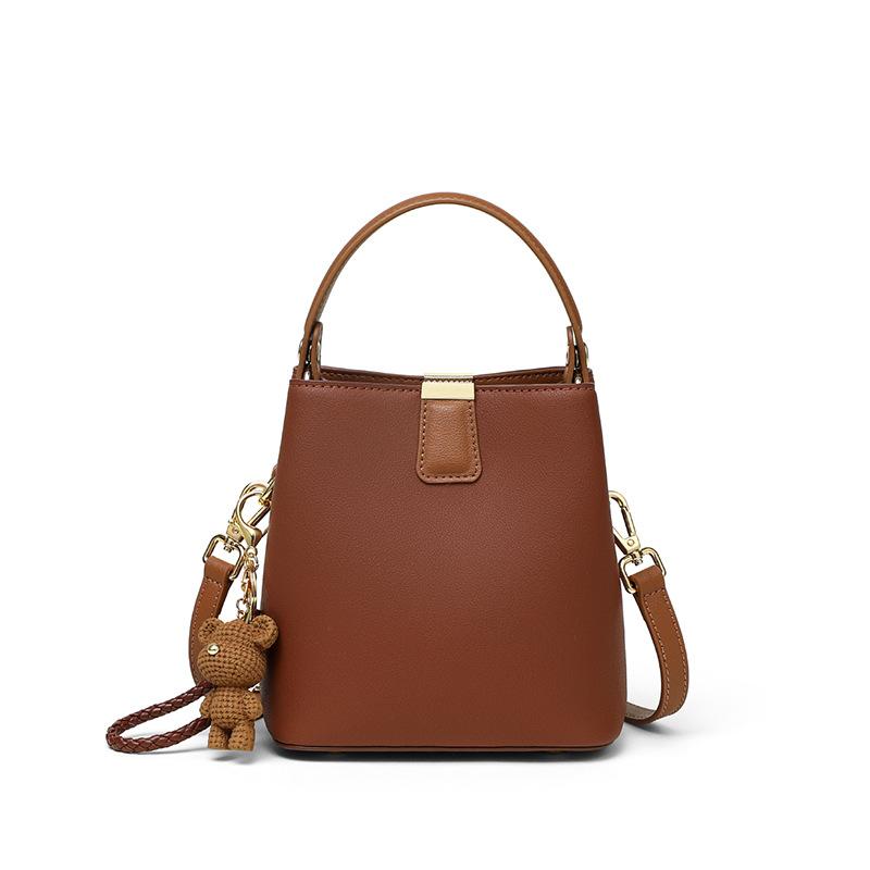 Сумка-ведро Осень и зима Новая женская сумка Сумка через плечо Сумка Сумка из натуральной кожи Высококачественная сумка подмышкой