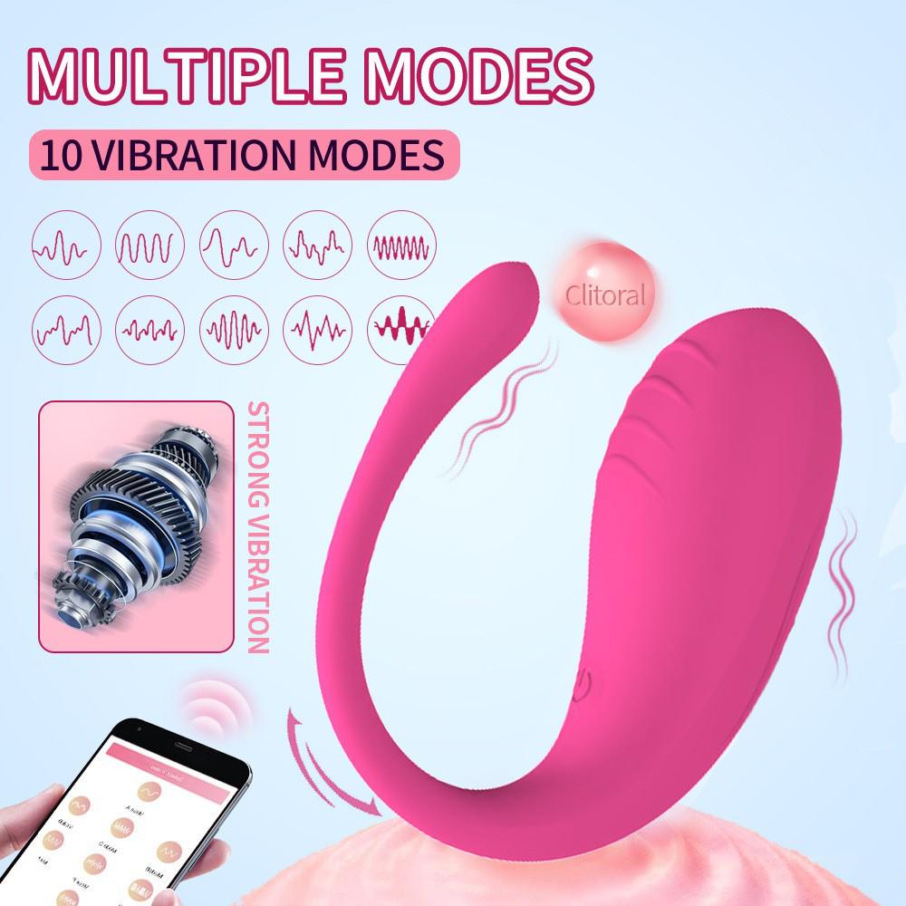 APP-Controlled Tadpole Jumping G-Spot Egg Vibrator for Females