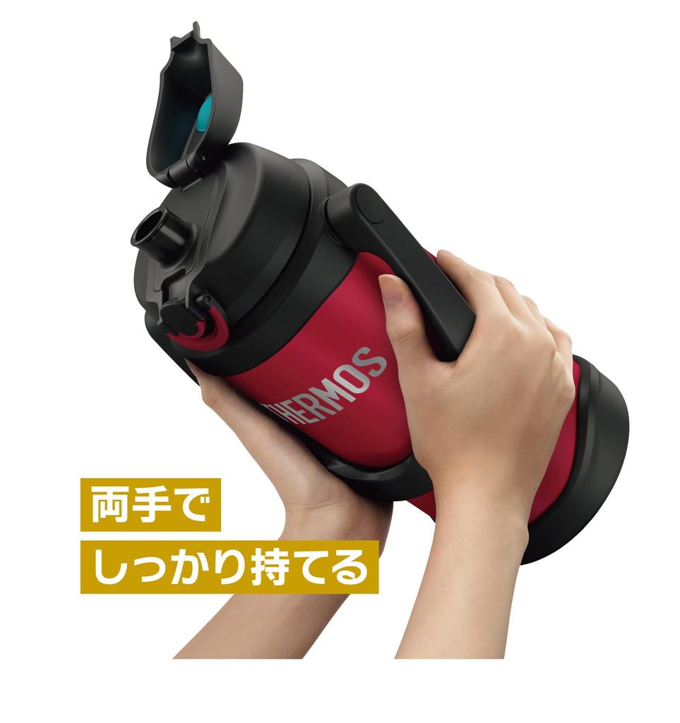 Thermos Vacuum Insulated Sports R Jug, 3L, Red, FJQ-3000