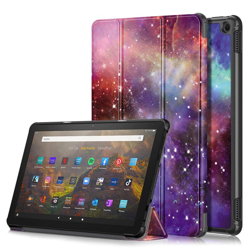 Tablet-Hülle für Fire HD 10 Hülle 2023, 10,1 Zoll, dreifach klappbarer Ständer, magnetische Smart-Folio-Abdeckung für Fire HD 10 2023 Tablet-Hülle
