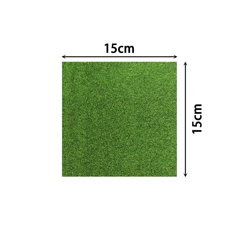 Kunstrasen Modell Miniatur Moos Rasen Baum und Wald für den Bau von Bonsai und Miniaturgärten 5er-Pack Set, Matte, 1515cm, Design, Modelle,