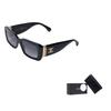 Chanel Logo Rectangle Sunglasses Unisex sunglasses Black CH5534-C622/S8