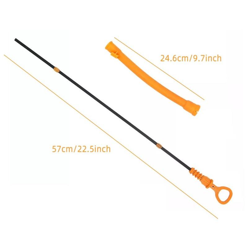 Engine Oil Dipstick for 2011-2015 Jetta CKJA Fits 1999-2006 Golf Passat EA113 Beetle 2.0L 8V /1.8T Replace 06A10366 06B115611R