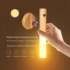Wood Wall Lamp Kitchen Cabinet Lamp Creative Smart Automatic PIR Motion Sensor LED Charger Magnetic Night Light with Magnetism