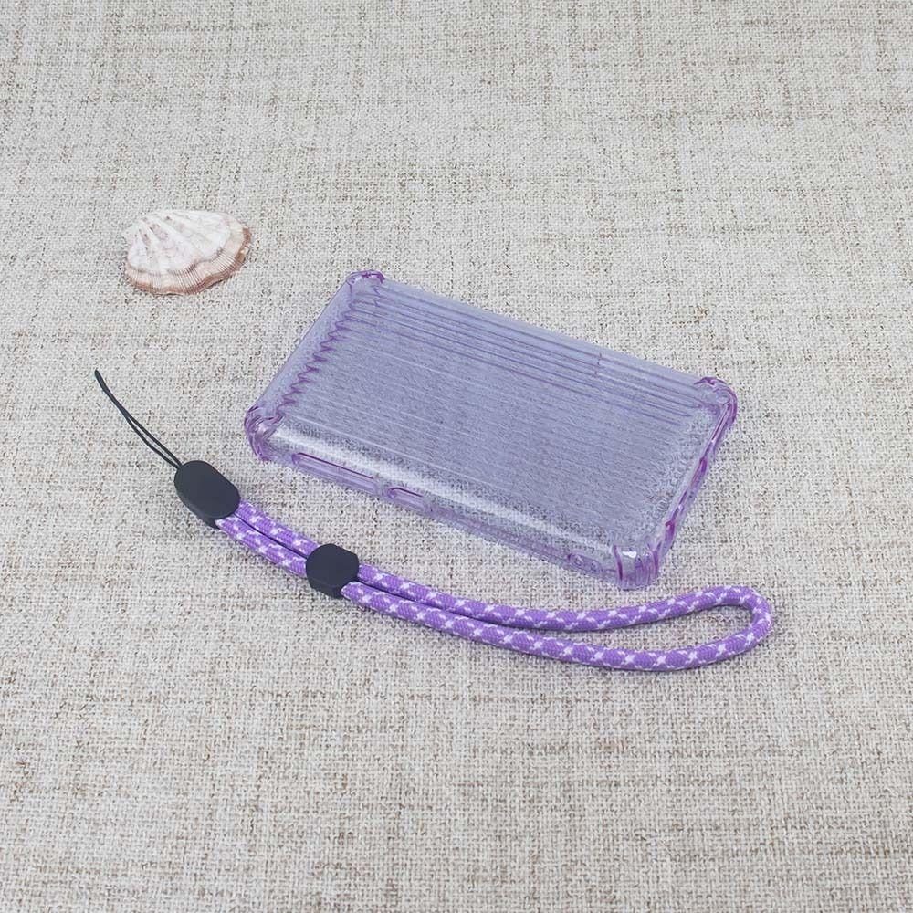 Transparent Protective Case Shockproof with Lanyard MP3 Player Cover Anti-Scratch Soft TPU for Innioasis G1/G3 MP3 Player