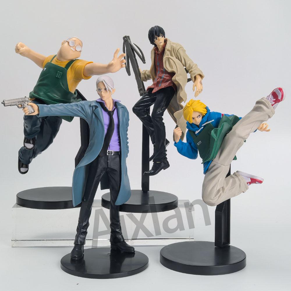 4 Stück/Set SAKAMOTO DAYS Anime Figur Taro Sakamoto Shin Asakura PVC Action Figur Sammlerstück Modell Spielzeug Kindergeschenk Ornamente Puppe Premium Qualität