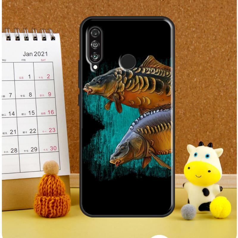 Carp Fishing For Huawei Nova 3i 7i 8i 11i 12i 9 10 SE Y60 Y61 Y70 Y72 Y73 Y90 Y91 P20 P30 P40 Lite Case
