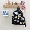Polyester Cartoon Bear Kids Backpack With Lightweight Design For School